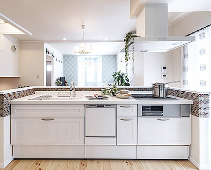 画像:キッチン|モデルルーム内観